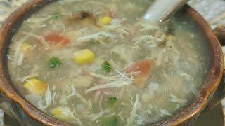 chicken corn soup|how to make perfect chicken corn soup|easy recipe|@Khanapakana1895