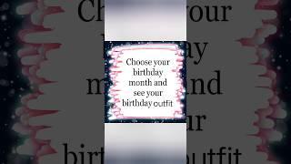 Choose your birthday month and see you birthday outfit #boysversion #shorts #outfitforboys