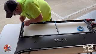 Willys Jeep How To: CJ-2A Windshield Capstand Studs Install