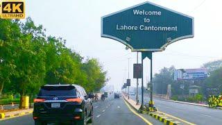 Lahore 4K - Drive To Mall Of Lahore From Allama Iqbal Town | Canal Road - Mall Road