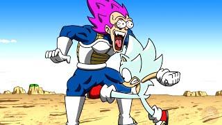 Sonic and Shadow vs Goku and Vegeta Part 2 - MULTIVERSE WARS 