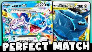 The NEW Lapras ex Breaks Dialga Vstar!