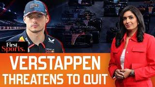 Verstappen Threatens To Quit F1 After FIA's "Silly" Punishment | First Sports With Rupha Ramani