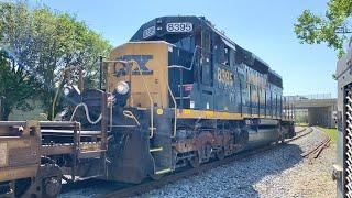 CSX O755 Through Downtown Jacksonville, Florida