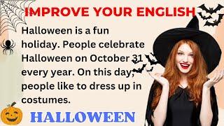 What Is Halloween?  | Improve your English | Everyday Speaking | Level 1 | Shadowing Method