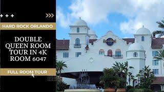 Hard Rock Hotel Orlando - Double Queen Room Tour in 4k - Room 6047