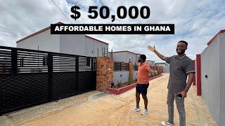 The CHEAPEST $50,000 HOMES in Accra Ghana!   Affordable Homes in Ghana DONE