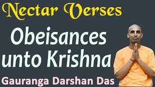 Obeisances unto Krishna | Nectar Verses (SB 1.8.21) | Gauranga Darshan Das