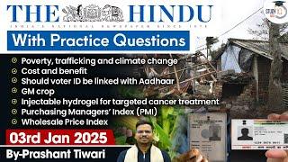 The Hindu Analysis | 3rd January 2025 | The Hindu NewsPaper Today With Practice Questions