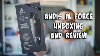 Andis M Force Unboxing and Review(Demo)