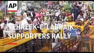 Hundreds of Tehreek-e-Labbaik supporters rally in Pakistan in solidarity with Palestinians in Gaza