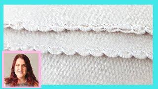 Shell Tuck Stitch on your sewing machine Sewing tutorial