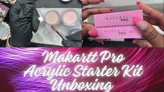 Unboxing Makartt Pro  Ultimate Starter  Acrylic Kit | Nail Haul