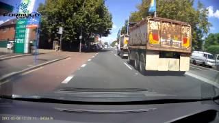 Sharing the road with large trucks