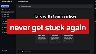 This FREE AI will FOREVER change the way you ask for help (Google AI Studio)