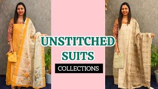 NEW CLOTHES, NEW PASSION - SEMI LINEN AND SEMI TUSSAR UNSTITCHED SUITS COLLECTIONS 