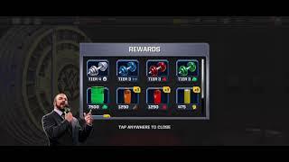 wwe mayhem game, opening item cases and 4 star loot case  - mayhem