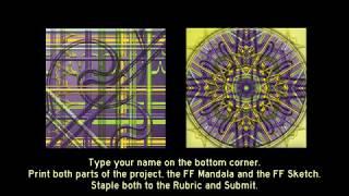 Tutorial ~ Free Form Mandala: Parts 2 and 3