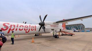Spicejet SG 3105 | Chennai to Goa | Bombardier Q400
