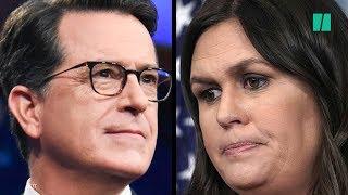 Stephen Colbert Calls Out Sarah Huckabee Sanders