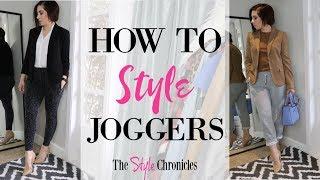 How to Style Joggers | The Style Chronicles