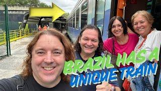 Riding The Only Inter-State Train in Brazil from Vitoria to Colatina and seeing our family there