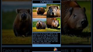 Capybara Facts: Friendliest Rodent! - Animal Adventure Ave.