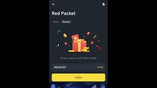 BINANCE Red Packet Code in BINANCE |  Claim Your Red Packet Code | BINANCE red packet code today |