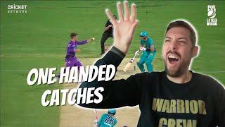 American Reacts to Cricket - One Handed Catches