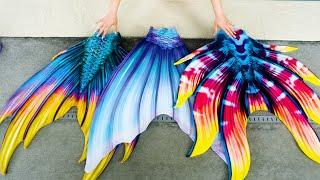 A look at all mermaid tail flukes for Fin Fun Elite