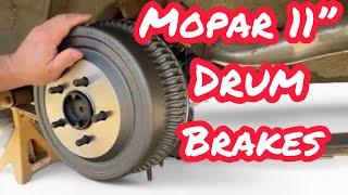 I switched to Mopar 11” Drum Brakes