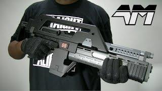 SNOW WOLF M41A PULSE RIFLE / ALIENS / Airsoft Unboxing Review / Black & Grey version!