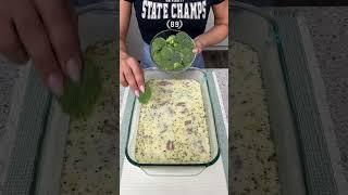 Tasty one pan rice & chicken casserole 