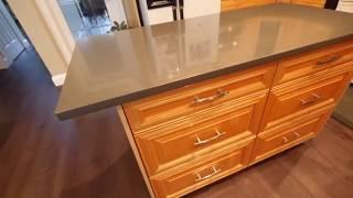 Vancouver kitchen renovation - Maple raised panel & Quartz