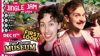 Two Point Museum First Look: Lewis & RTGame | Jingle Jam 2024 Day 11