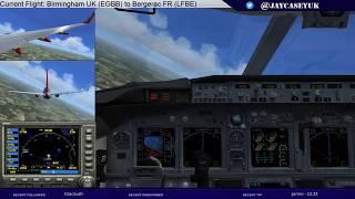 Highlight: Arrival into Bergerac (LFBE/FR) including a crazy go-around!!