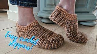 Crochet Slippers for BEGINNERS