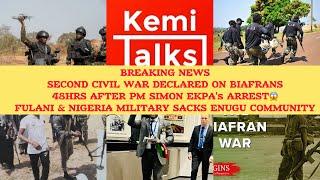 2ND BIAFRA W@R DECLARED ON IGBOS JUST 48HRS MSE WAS ARRESTEDFULANI SACK ENUGU CMMTYPRAISES FINLAND