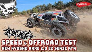 NEW Kyosho AXXE 2.0 in Speed ​​and Offroad Test RTR 1/10 RC Buggy EZ Series