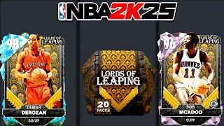 Lords Of Leaping Pack Opening NBA 2K25 MyTeam! Galaxy Opal Demar Derozan & More