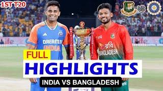 Full Highlights | India Vs Bangladesh 1st T20 Match Highlights 2024 | Ind Vs Ban