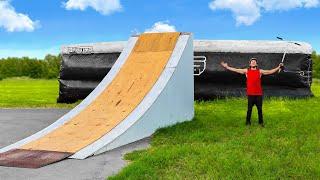 I Built a Mega Ramp in my Backyard!