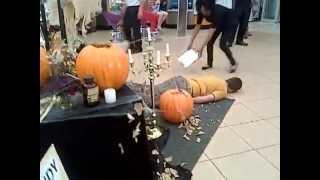 Halloween prank backfires