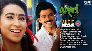 Anari Movie All Songs | Bollywood 90's Hits | Karisma Kapoor | Venkatesh Hits | Alka Yagnik, Kumar S