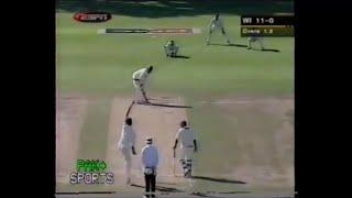 Shabbir Ahmed Fiery Debut vs West Indies. Stumps Uprooting. DMC Cup 1999