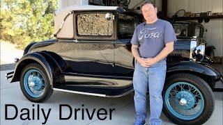 Daily Driving a restored 1931 Ford Model A - What could go wrong? What does it cost?