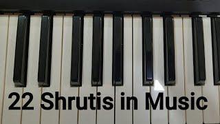 Why there are 22 Shrutis in music