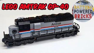 Expanding my Lego Amtrak train with a GP-40!