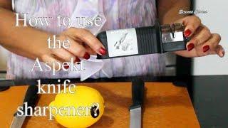 Aspekt Knife sharpener - How to use