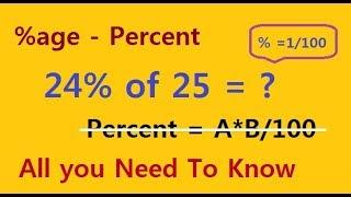 Percentage They don't teach you in school || Part 01